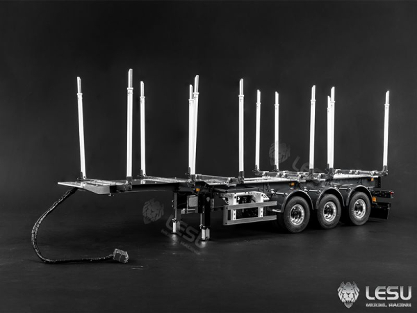 Lesu Langholz Auflieger, 3-Achs, 1:14, RTR