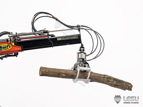 Lesu Holzgreifer mit Rotationsantrieb für LKW Ladekran 1:14