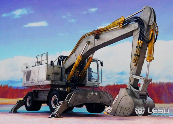 Preview: Lesu Hydraulischer Mobil Bagger ET30H, Bausatz