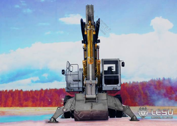 Preview: Lesu Hydraulischer Mobil Bagger ET30H, Bausatz