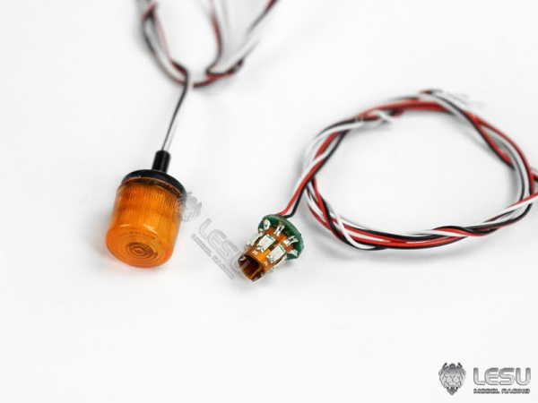 Rundumleuchten orange für Tamiya LKW, Var. A