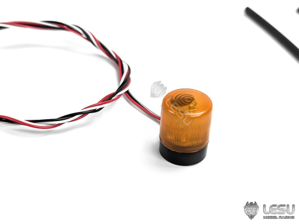 Preview: Rundumleuchte orange für Tamiya LKW, Var. A