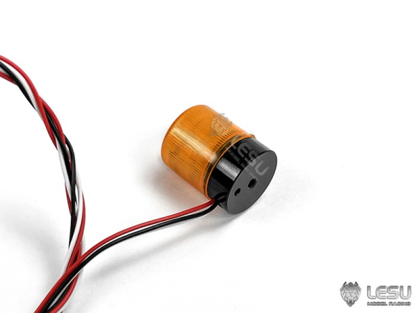 Preview: Rundumleuchte orange für Tamiya LKW, Var. A