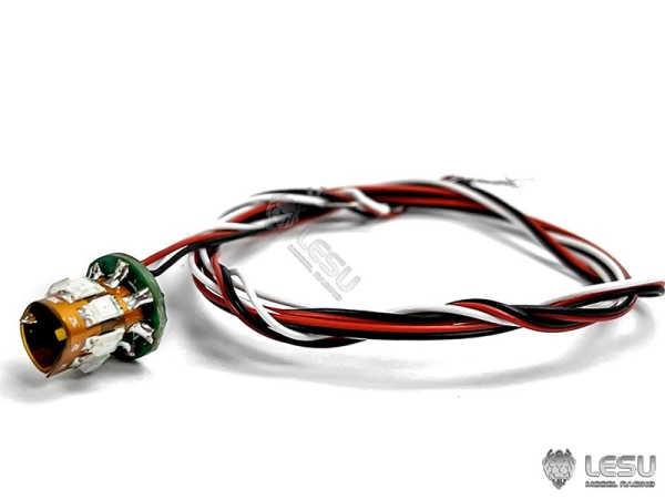 Preview: Rundumleuchte orange für Tamiya LKW, Var. A