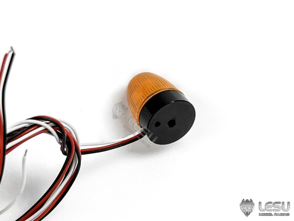 Preview: Rundumleuchte orange für Tamiya LKW, Var. B