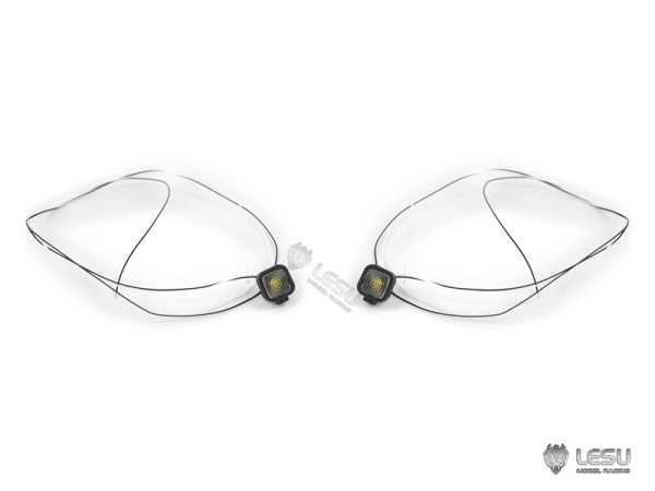 Preview: Zusatzscheinwerfer / Arbeitsscheinwerfer eckig, Var. 2