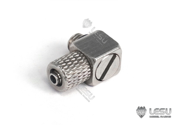 Preview: Hydraulik Anschluss 90°, M5 auf 4mm Schlauch