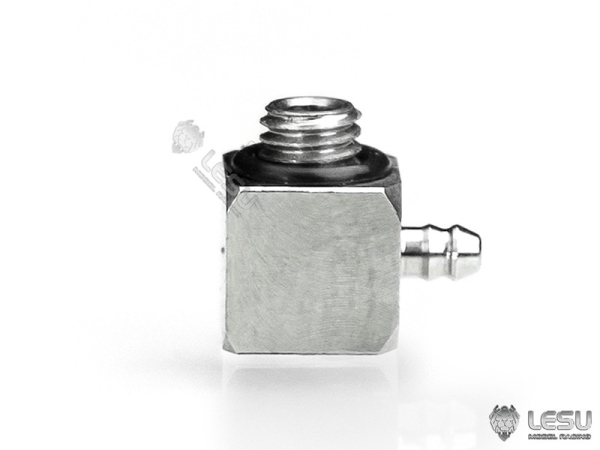 Hydraulik Anschluss 90°, M3 auf 2mm Schlauch