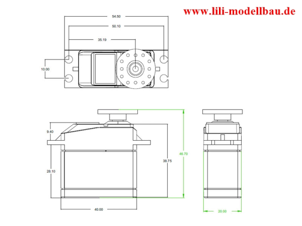 Preview: K-Power Digital Coreless Servo 23kg