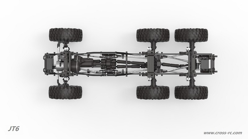 CROSS-RC Crawler EMO JT6 6x6  RTR gelb/weiß