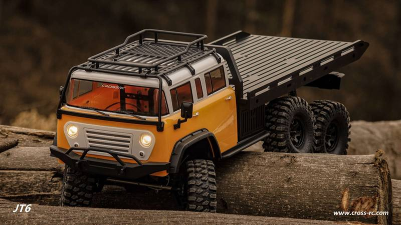 CROSS-RC Crawler EMO JT6 6x6 RTR žluto/bílý