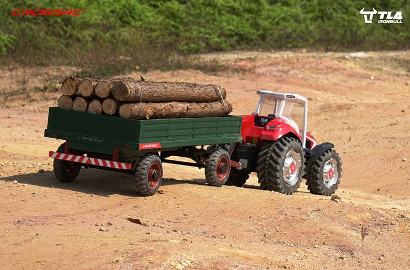 CROSS-RC Trailer, Anhänger in 1:8, T009 für Traktor