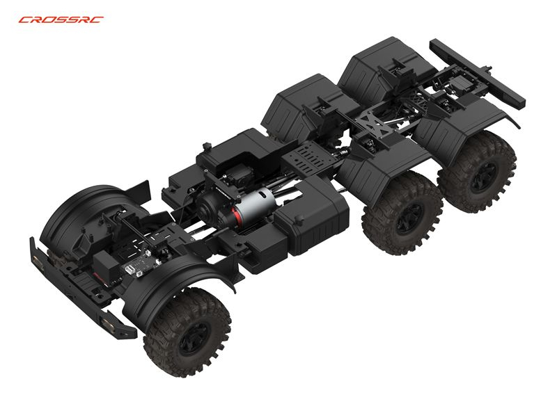 CROSS-RC Crawler EMO XL3, 6x6, 1:8, ARTR, blau
