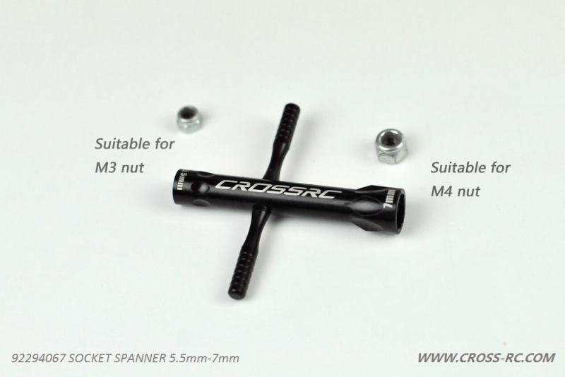 Steckschlüssel, Radkreuz M3 und M4