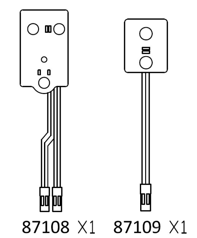 Heckleuchten Platinen für CROSS-RC FC6 6x6