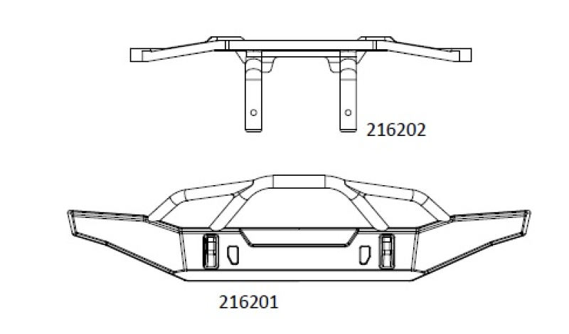 Front Stoßstange für CROSS-RC EMO JT4