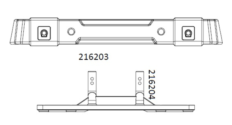 Heck Stoßstange für CROSS-RC EMO JT4