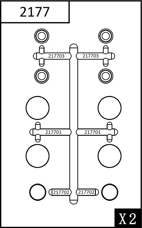 DC8 Lampengläser 2177