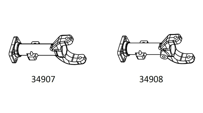 DC8 Achswellengehäuse Lenkachse