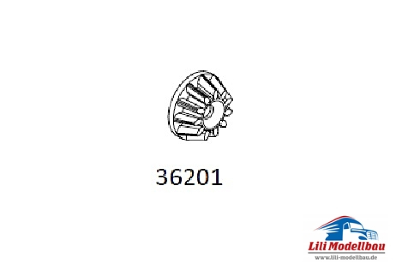 CROSS-RC EMO X Achsgetriebe Kegelrad 12T