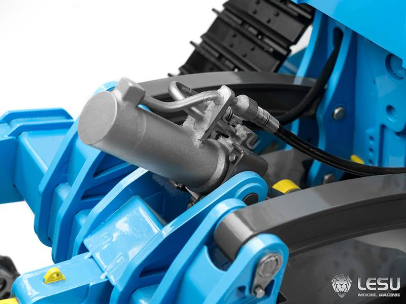 Lesu Ketten Planierraupe, Bulldozer, DT60, 1:14, ARTR, blau