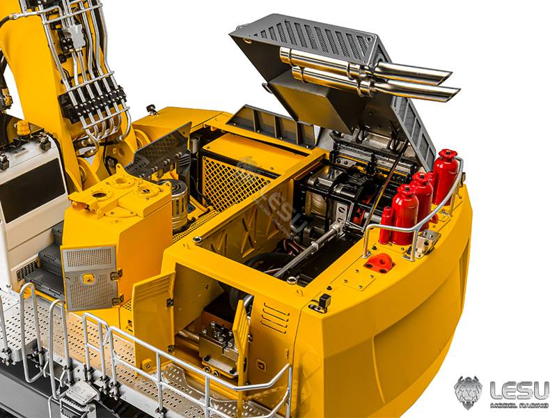 Lesu Minenbagger 130t mit Tieflöffel, R9150, ARTR