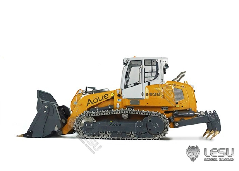 Lesu Hydraulische Laderaupe L636R in 1:14 mit Aufreißer, KIT