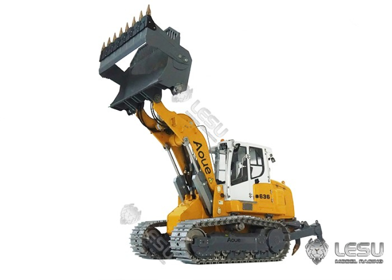 Lesu Hydraulische Laderaupe L636R in 1:14 mit Aufreißer, KIT