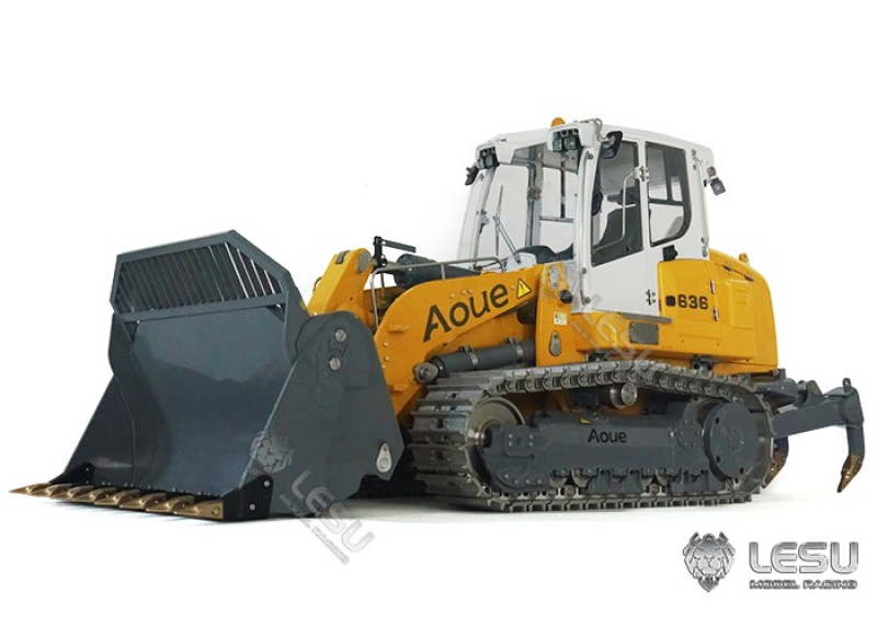 Lesu Hydraulische Laderaupe L636R in 1:14 mit Aufreißer, KIT