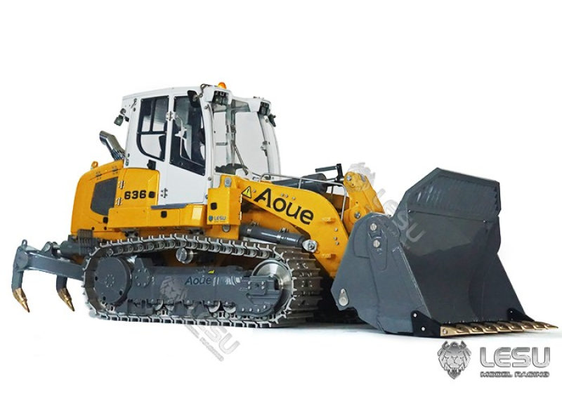 Lesu Hydraulische Laderaupe L636R in 1:14 mit Aufreißer, KIT