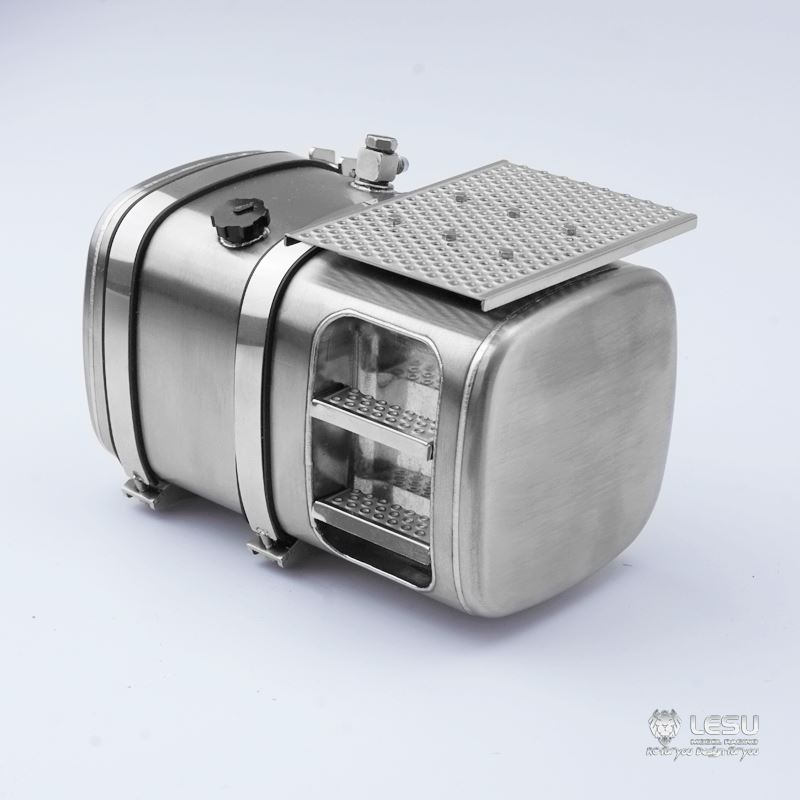 Tank mit Trittstufen, 90mm links