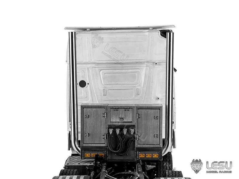 Auspuffrohre, Toolboxen, Anschlüsse, Licht für Tamiya LKW, A