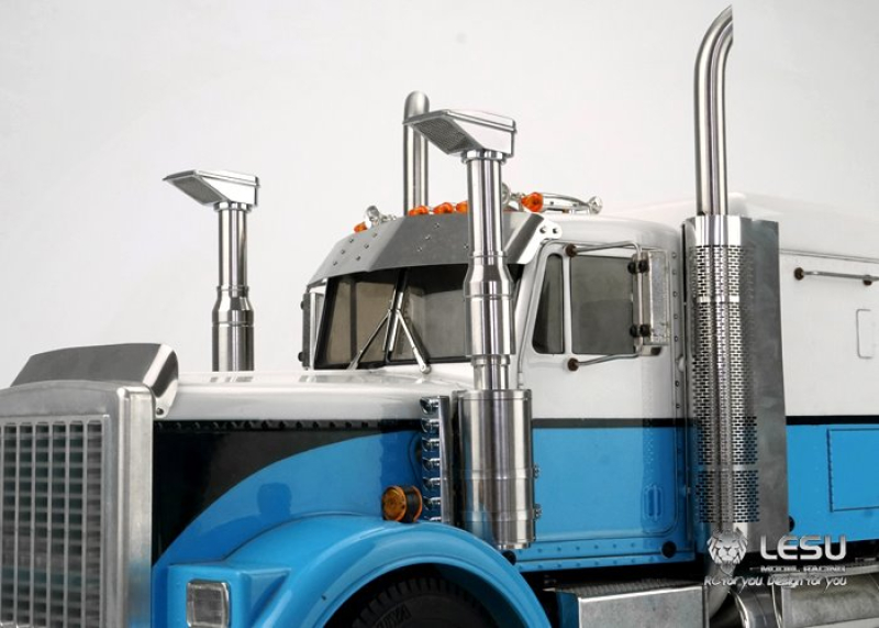 Luftfilter Attrappen mit LED's für Tamiya King/Grand Hauler