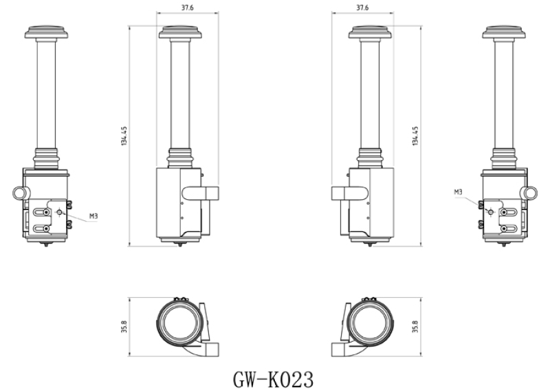 Luftfilter Attrappen für Tamiya King Hauler