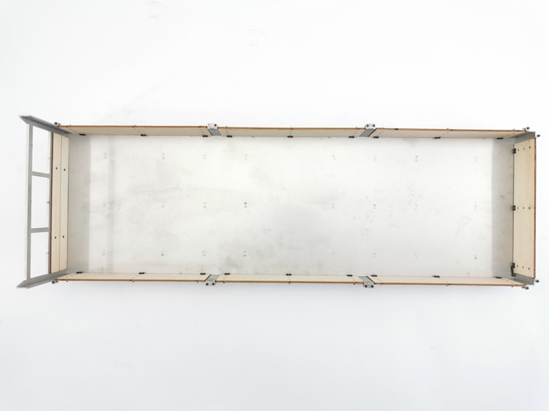 Baustoffpritsche aus Metall und Holz in 1:14, 600mm