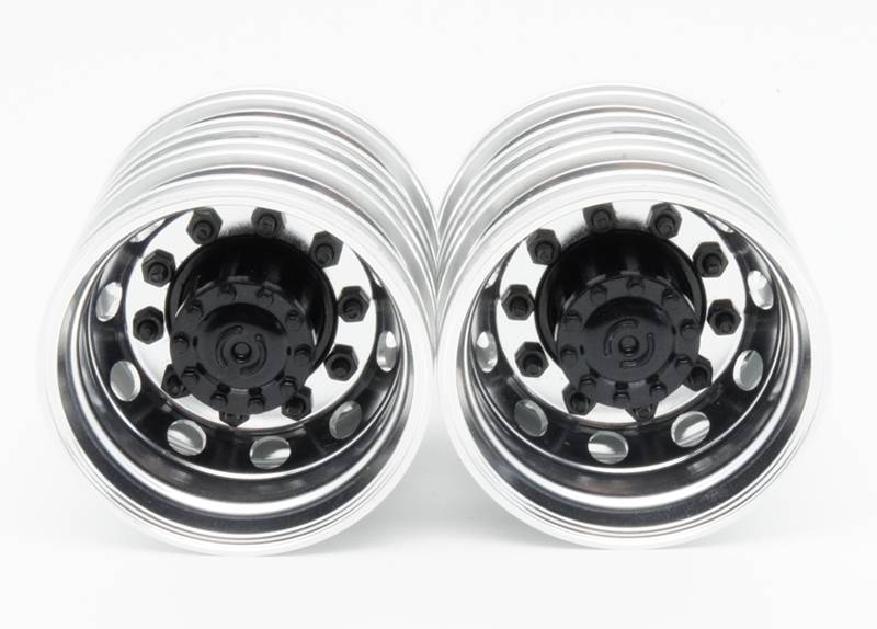 JX-Model Aluminium Zwillingsfelgen Heck, Sechskant,  MAN F-2000