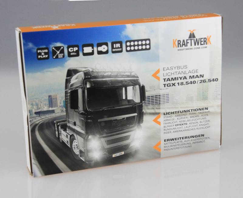Kraftwerk EasyBus Lichtanlage Tamiya MAN TGX 18.540 / 26.540