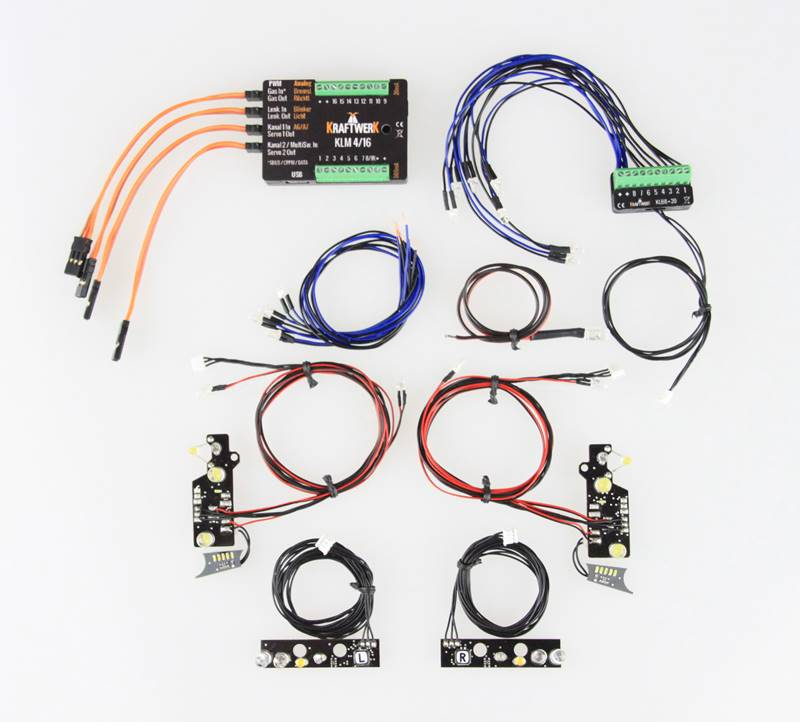 Kraftwerk EasyBus Lichtanlage Tamiya MB Actros 3363