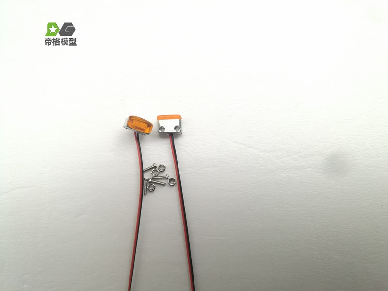 Seitenmarkierungsleuchten gelb für Tamiya LKW, Degree 3