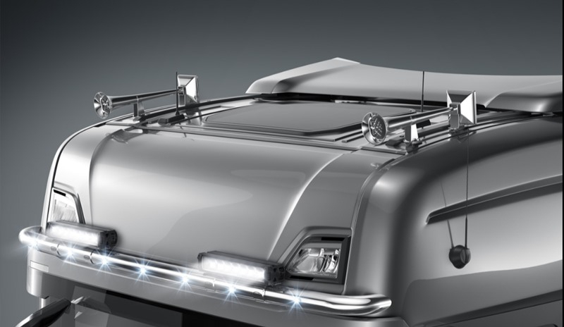 Dachlampenbügel für den Tamiya Scania 770S, Var. 1