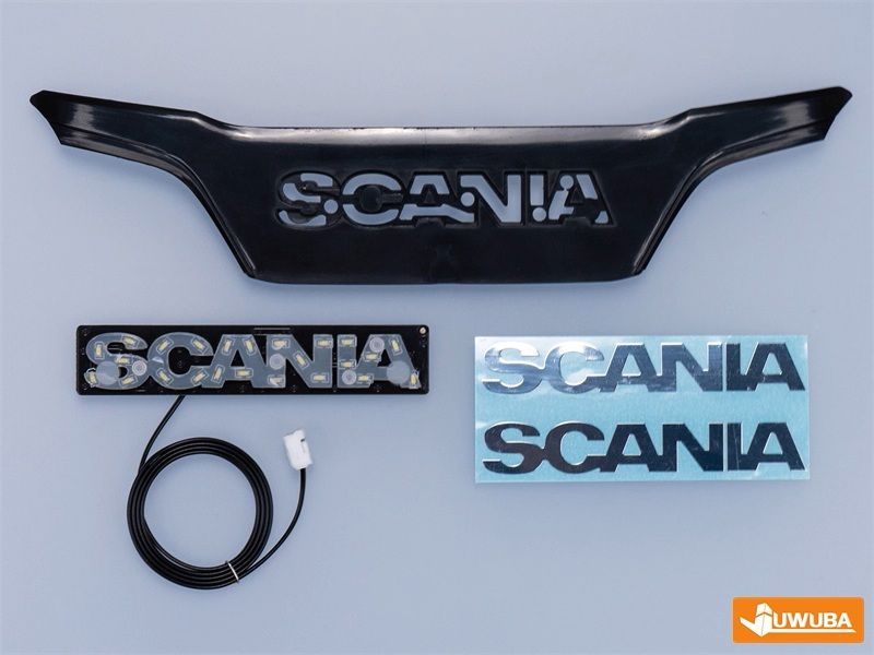 Beleuchtetes Logo Kühlergrill Tamiya Scania 770S