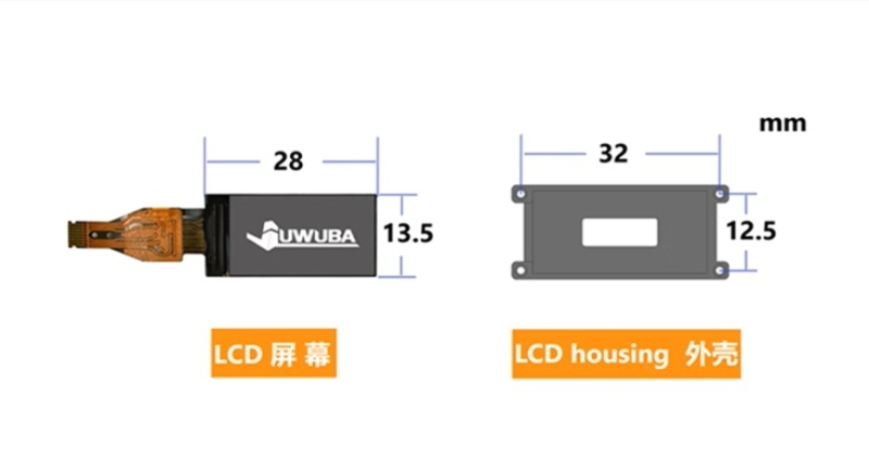 LCD Bildschirm Anzeigeinstrument 1:14