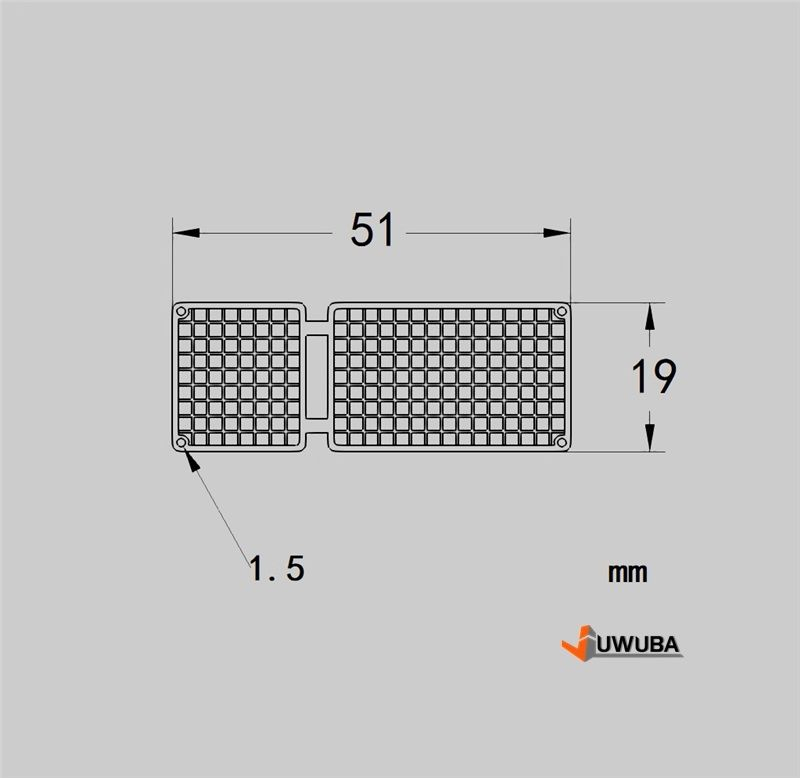 Gitter für Frontscheinwerfer für den JX MAN F2000