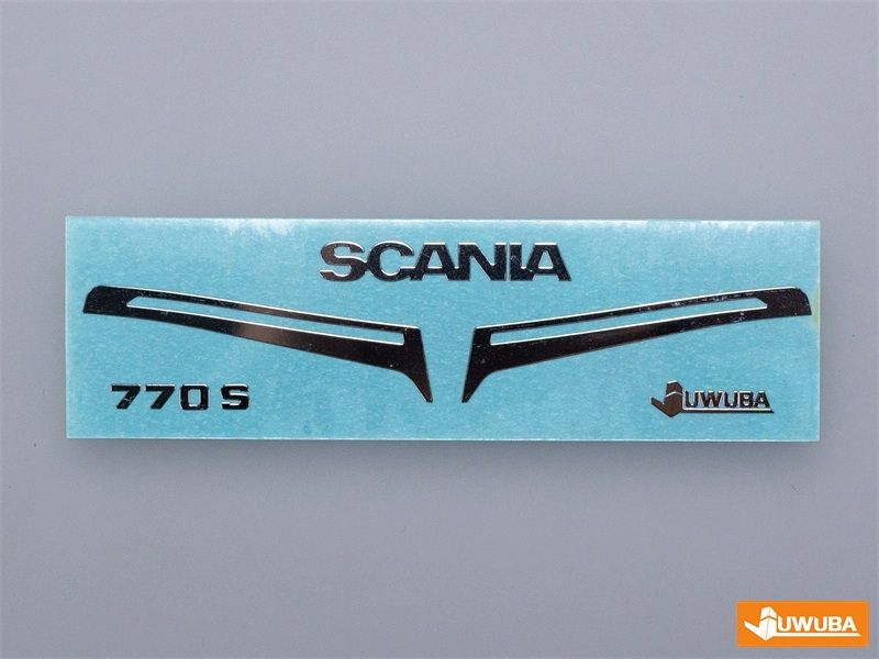 Aufkleber Scheinwerferblenden Tamiya Scania 770S