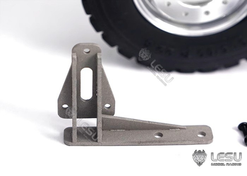 Reserveradhalter mit Rad für Lesu Abrollmulde