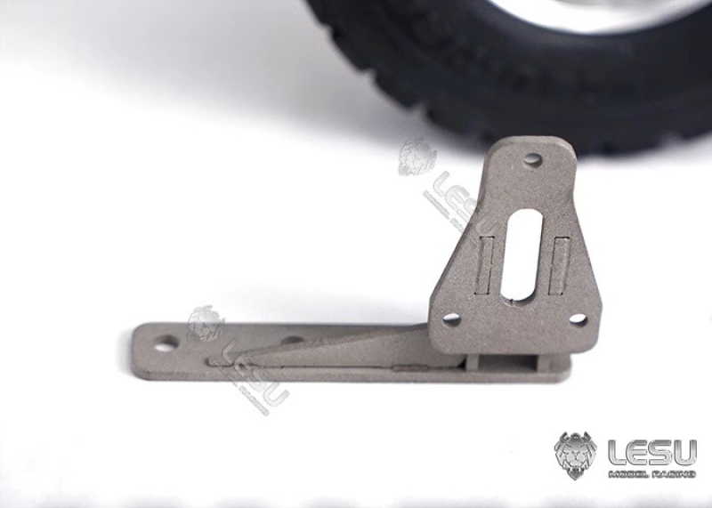 Reserveradhalter mit Rad für Lesu Abrollmulde