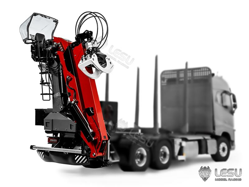 Lesu Holzladekran als RTR in 1:14