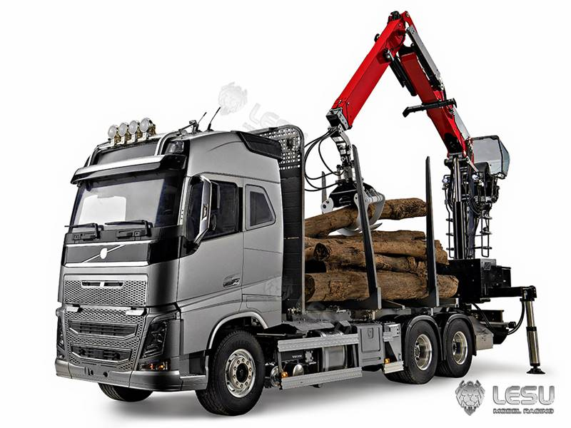 Lesu Holzladekran als RTR in 1:14