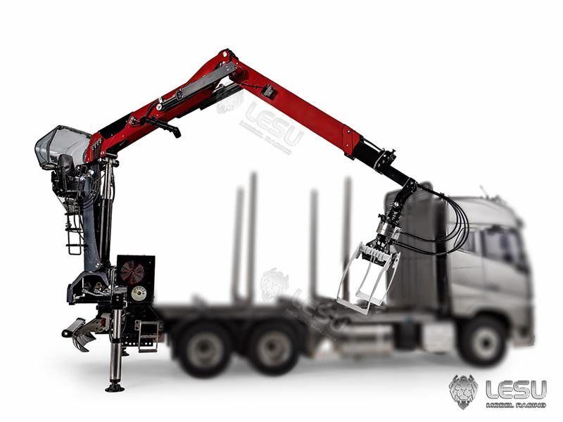 Lesu Holzladekran als RTR in 1:14