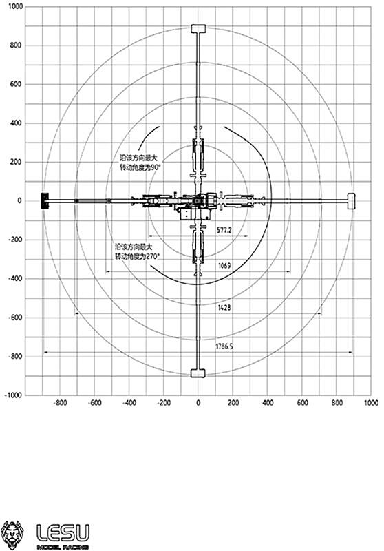 Lesu Holzladekran als RTR in 1:14
